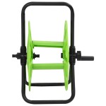 vidaXL Tambur de furtun autonom, verde, pt. furtun 45 m 1/2 inch, oțel