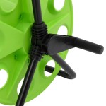 vidaXL Tambur de furtun autonom, verde, pt. furtun 45 m 1/2 inch, oțel