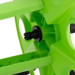 vidaXL Tambur de furtun autonom, verde, pt. furtun 45 m 1/2 inch, oțel