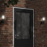 vidaXL Lampă exterioară de perete, negru, oțel inoxidabil vidaXL Lampă exterioară de perete, negru, oțel inoxidabil
