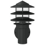 vidaXL Lampă exterioară de perete, negru, oțel inoxidabil vidaXL Lampă exterioară de perete, negru, oțel inoxidabil
