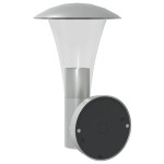 vidaXL Corpuri de iluminat exterior de perete 2 buc argintiu oțel inox vidaXL Corpuri de iluminat exterior de perete 2 buc argintiu oțel inox