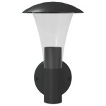 vidaXL Lampă exterioară de perete, negru, oțel inoxidabil vidaXL Lampă exterioară de perete, negru, oțel inoxidabil