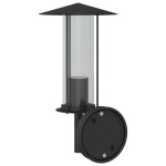 vidaXL Corpuri de iluminat exterior de perete 2 buc argintiu oțel inox vidaXL Corpuri de iluminat exterior de perete 2 buc argintiu oțel inox