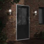 vidaXL Lămpi exterioare de perete cu senzor 2 buc. argintiu, oțel inox vidaXL Lămpi exterioare de perete cu senzor 2 buc. argintiu, oțel inox