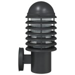 vidaXL Lampă exterioară de perete, negru, oțel inoxidabil vidaXL Lampă exterioară de perete, negru, oțel inoxidabil