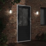 vidaXL Corpuri de iluminat exterior de perete 2 buc argintiu oțel inox vidaXL Corpuri de iluminat exterior de perete 2 buc argintiu oțel inox