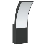 vidaXL Lămpi exterioare de perete cu LED 2 buc. negru, aluminiu turnat vidaXL Lămpi exterioare de perete cu LED 2 buc. negru, aluminiu turnat