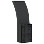 vidaXL Lămpi exterioare de perete cu LED 2 buc. negru, aluminiu turnat vidaXL Lămpi exterioare de perete cu LED 2 buc. negru, aluminiu turnat