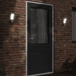 vidaXL Lămpi exterioare de perete cu LED/senzor 2 buc. negru aluminiu vidaXL Lămpi exterioare de perete cu LED/senzor 2 buc. negru aluminiu