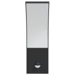 vidaXL Lămpi exterioare de perete cu LED/senzor 2 buc. negru aluminiu vidaXL Lămpi exterioare de perete cu LED/senzor 2 buc. negru aluminiu