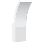 vidaXL Lampă exterioară de perete cu LED, alb, aluminiu turnat vidaXL Lampă exterioară de perete cu LED, alb, aluminiu turnat