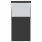 vidaXL Lămpi exterioare de perete cu LED 2 buc. negru, aluminiu turnat vidaXL Lămpi exterioare de perete cu LED 2 buc. negru, aluminiu turnat