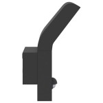 vidaXL Lampă exterioară de perete cu LED/senzor, negru aluminiu turnat vidaXL Lampă exterioară de perete cu LED/senzor, negru aluminiu turnat