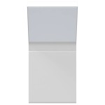 vidaXL Lampă exterioară de perete cu LED, alb, aluminiu turnat