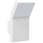 vidaXL Lămpi exterioare de perete cu LED 2 buc. alb, aluminiu turnat vidaXL Lămpi exterioare de perete cu LED 2 buc. alb, aluminiu turnat