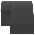 vidaXL Lămpi exterioare de perete cu LED 2 buc. negru, aluminiu turnat vidaXL Lămpi exterioare de perete cu LED 2 buc. negru, aluminiu turnat