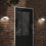 vidaXL Lămpi exterioare de perete cu LED/senzor 2 buc. negru aluminiu vidaXL Lămpi exterioare de perete cu LED/senzor 2 buc. negru aluminiu