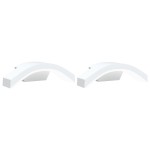 vidaXL Lămpi exterioare de perete cu LED 2 buc. alb, aluminiu turnat vidaXL Lămpi exterioare de perete cu LED 2 buc. alb, aluminiu turnat
