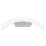 vidaXL Lămpi exterioare de perete LED/senzor 2 buc alb aluminiu turnat vidaXL Lămpi exterioare de perete LED/senzor 2 buc alb aluminiu turnat