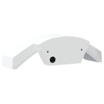 vidaXL Lămpi exterioare de perete LED/senzor 2 buc alb aluminiu turnat vidaXL Lămpi exterioare de perete LED/senzor 2 buc alb aluminiu turnat