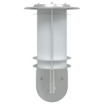vidaXL Lampă de perete exterior cu senzor, argintiu, oțel inoxidabil vidaXL Lampă de perete exterior cu senzor, argintiu, oțel inoxidabil