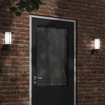 vidaXL Lampă exterioară de perete, negru, oțel inoxidabil vidaXL Lampă exterioară de perete, negru, oțel inoxidabil