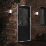 vidaXL Lampă exterioară de perete, negru, oțel inoxidabil vidaXL Lampă exterioară de perete, negru, oțel inoxidabil