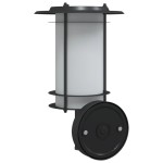 vidaXL Lampă exterioară de perete, negru, oțel inoxidabil vidaXL Lampă exterioară de perete, negru, oțel inoxidabil