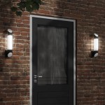 vidaXL Lampă exterioară de perete, negru, oțel inoxidabil vidaXL Lampă exterioară de perete, negru, oțel inoxidabil