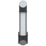 vidaXL Lampă exterioară de perete, negru, oțel inoxidabil vidaXL Lampă exterioară de perete, negru, oțel inoxidabil
