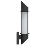 vidaXL Lampă exterioară de perete, negru, oțel inoxidabil vidaXL Lampă exterioară de perete, negru, oțel inoxidabil