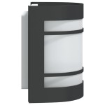 vidaXL Corpuri de iluminat exterior de perete 2 buc argintiu oțel inox vidaXL Corpuri de iluminat exterior de perete 2 buc argintiu oțel inox