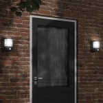 vidaXL Lămpi exterioare de perete cu senzori, 2 buc., negru, oțel inox vidaXL Lămpi exterioare de perete cu senzori, 2 buc., negru, oțel inox
