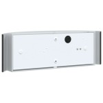 vidaXL Corpuri de iluminat exterior de perete 2 buc argintiu oțel inox vidaXL Corpuri de iluminat exterior de perete 2 buc argintiu oțel inox