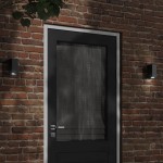 vidaXL Lămpi exterioare de perete cu LED 2 buc. negru, aluminiu turnat vidaXL Lămpi exterioare de perete cu LED 2 buc. negru, aluminiu turnat