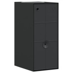 vidaXL Lămpi exterioare de perete cu LED 2 buc. negru, aluminiu turnat vidaXL Lămpi exterioare de perete cu LED 2 buc. negru, aluminiu turnat