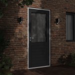 vidaXL Lampă exterioară de perete cu LED/senzor, negru aluminiu turnat vidaXL Lampă exterioară de perete cu LED/senzor, negru aluminiu turnat