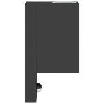 vidaXL Lampă exterioară de perete cu LED/senzor, negru aluminiu turnat vidaXL Lampă exterioară de perete cu LED/senzor, negru aluminiu turnat