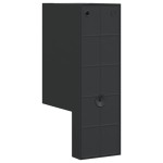 vidaXL Lămpi exterioare de perete senzori 2 buc. negru aluminiu turnat vidaXL Lămpi exterioare de perete senzori 2 buc. negru aluminiu turnat