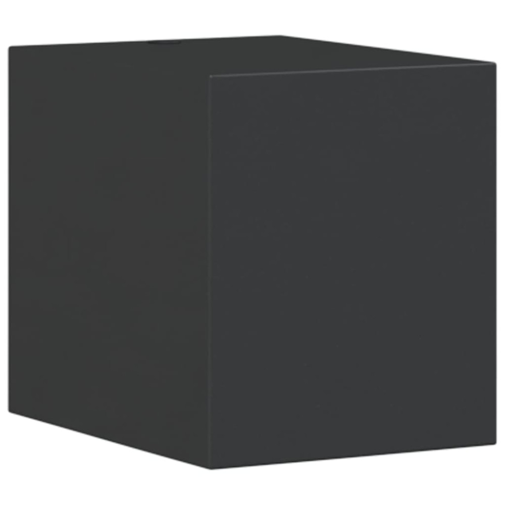 vidaXL Lampă exterioară de perete, negru, aluminiu turnat sub presiune