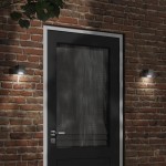 vidaXL Lămpi exterioare de perete cu LED 2 buc. negru, aluminiu turnat vidaXL Lămpi exterioare de perete cu LED 2 buc. negru, aluminiu turnat