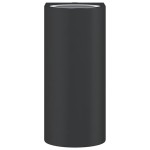 vidaXL Lămpi exterioare de perete cu LED 2 buc. negru, aluminiu turnat