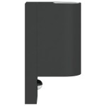vidaXL Lămpi exterioare de perete senzori 2 buc. negru aluminiu turnat vidaXL Lămpi exterioare de perete senzori 2 buc. negru aluminiu turnat