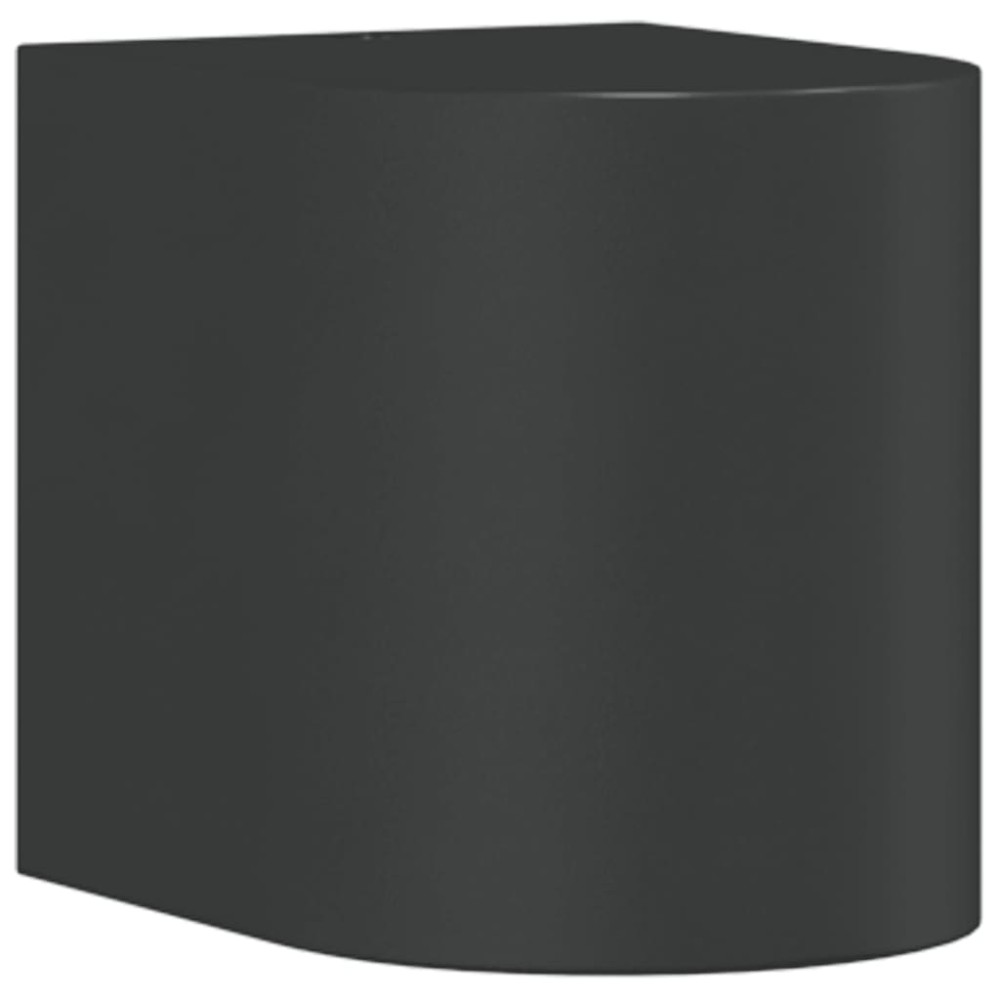 vidaXL Lampă exterioară de perete, negru, aluminiu turnat sub presiune