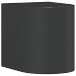 vidaXL Lampă exterioară de perete, negru, aluminiu turnat sub presiune