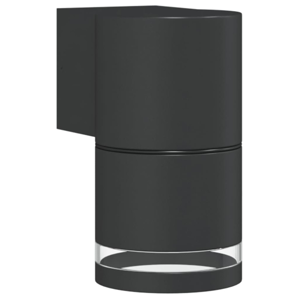vidaXL Lampă exterioară de perete, negru, aluminiu turnat sub presiune