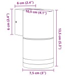 vidaXL Lampă exterioară de perete, negru, aluminiu turnat sub presiune vidaXL Lampă exterioară de perete, negru, aluminiu turnat sub presiune