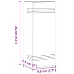 vidaXL Corpuri de iluminat exterior de perete 2 buc argintiu oțel inox vidaXL Corpuri de iluminat exterior de perete 2 buc argintiu oțel inox