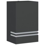 vidaXL Lampă exterioară de perete, negru, oțel inoxidabil vidaXL Lampă exterioară de perete, negru, oțel inoxidabil